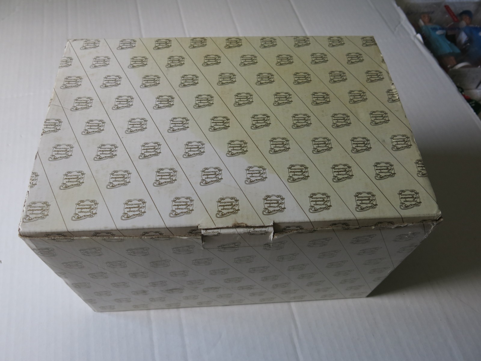 HERITAGE SIGNATURE COLLECTION HAILEY PORCELAIN DOLL & CAROUSEL HORSE - WRAPPED