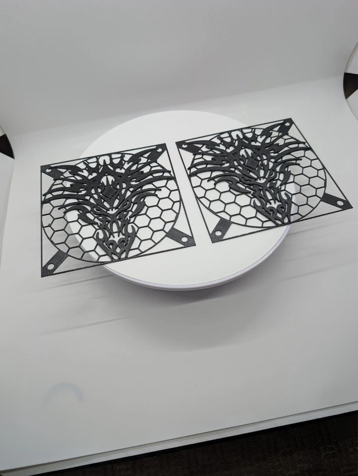 2x - 120mm fan covers Dragon - Image 4 of 4