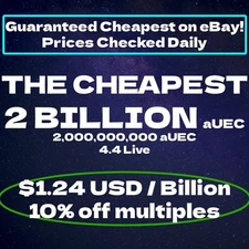 Star Citizen (GUARANTEED CHEAPEST) 2 Billion 2,000M 2,000,000,000 aUEC 4.4 LIVE