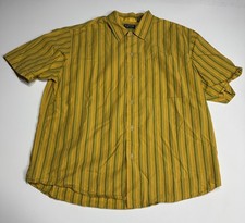 Vintage Silver Tab Levis Shirt Medium Men s Stripes Short Sleeve Y2K