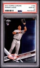 2017 Topps Chrome Aaron Judge Catching RC PSA 10 Yankees