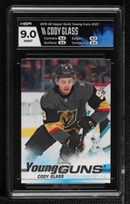 2019-20 Upper Deck Young Guns Cody Glass #237 HGA 9 MINT 0gn5