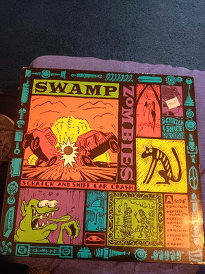 the SWAMP ZOMBIES Scratch & Sniff Car Wash  1990  free Shipping