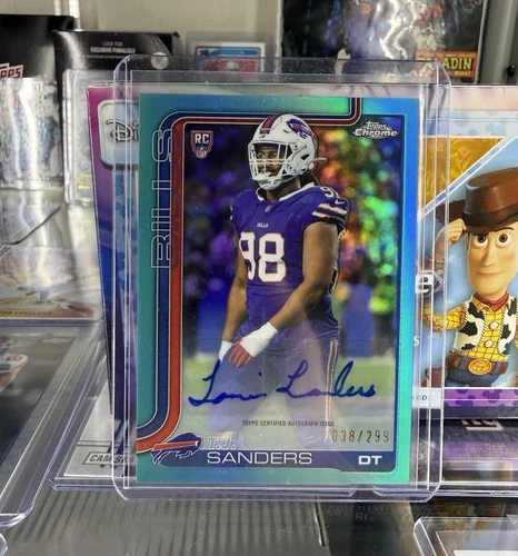 2025 Topps Chrome T.J. Sanders Refractor (RAW)