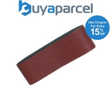 Image of 5 X Makita 100 Grit MEDIUM 76mm x 457 3" Belt Sander Sanding Belts for 9911 ++