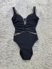 Profile by Gottex Swimsuit Women 8 One Piece Swimdress Strapless Ruched Swimwear