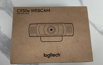Logitech C930e 1080p 30fps USB Webcam Ultra Wide Angle Built-In Mic Clip-On