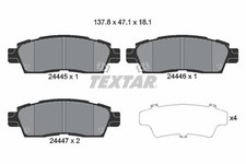 Fits TEXTAR 2444501 BRAKE PAD SET, DISC BRAKE