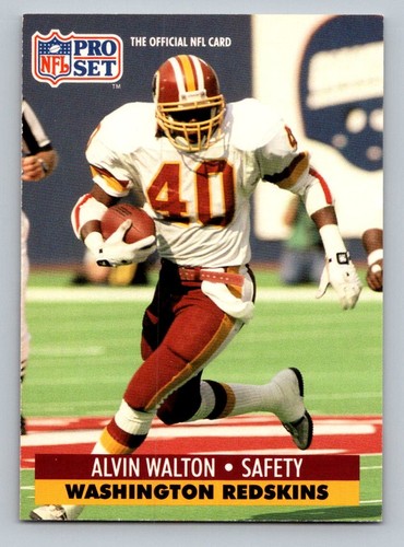 1991 Pro Set Alvin Walton #323 Washington Redskins | eBay