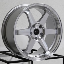 18x8.5 Vors Tr37 5x112 35 Silver Machined Wheels Rims Set4 73.1 18x8.5 Vors Tr37 5x112 35 Silver Machined Wheels Rims Set4 73.1