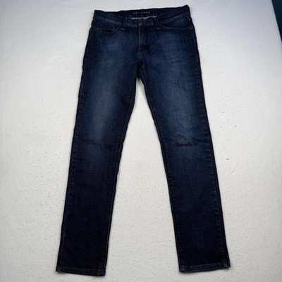 Mott & Bow Jeans Mens 31x32 Dark Wash Blue Slim Skinny Stretch Denim Pants
