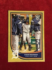 2018 Topps Big League Gold SP #381 Dixon Machado ⚾️ Detroit Tigers 