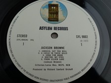 Jackson Browne SATURATE BEFORE USING  1972 1st Press White PLAYS MINT MINUS HEAR