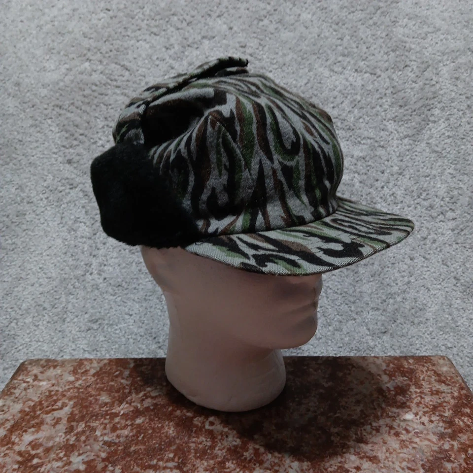 Vintage Goretex Trapper Hat Cap Thinsulate Wool Camouflage Hunting 80s USA - Image 3 of 4