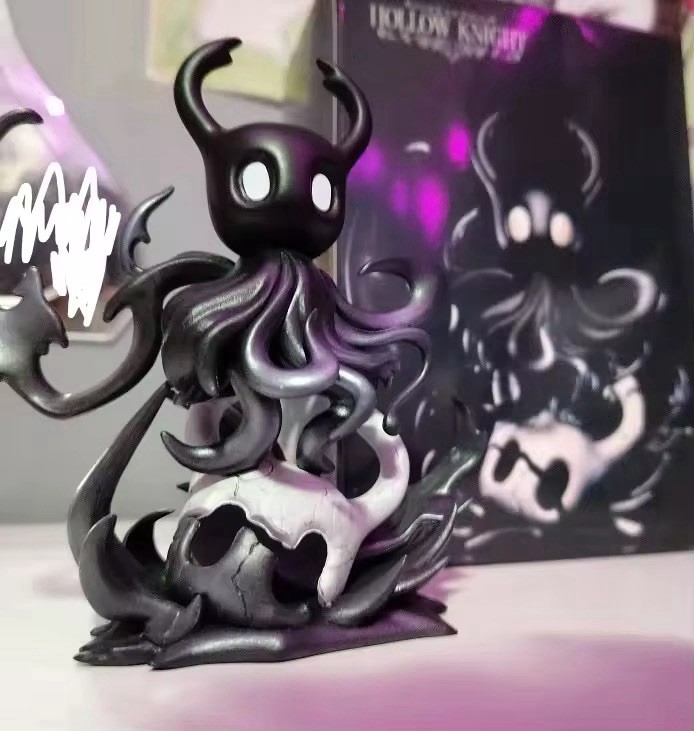 Figurine Hollow Knight en PVC sculpté de 15 cm, édition limitée Void Knight avec boîte écrin