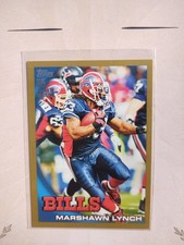 2010 Topps Marshawn Lynch #112 Gold / 2010