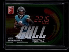 2025 Panini Donruss Elite Brian Thomas Jr. #2 Full Throttle Green Jaguars
