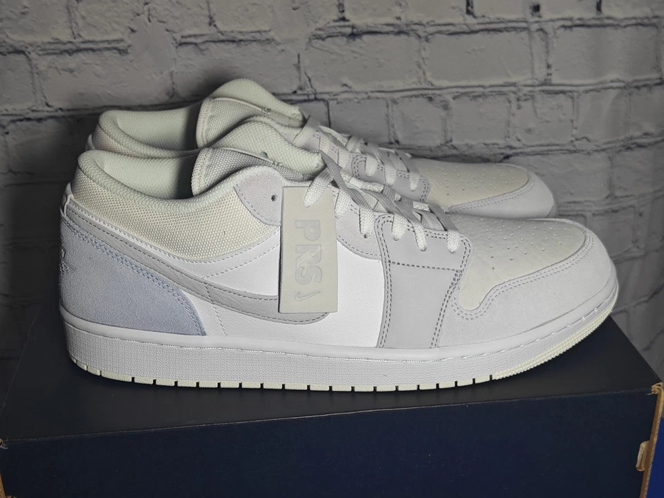 Air Jordan 1 Low 'Paris White Sky' (CV3043-100) - Talla 12,5 para hombre Foto 2 de 4