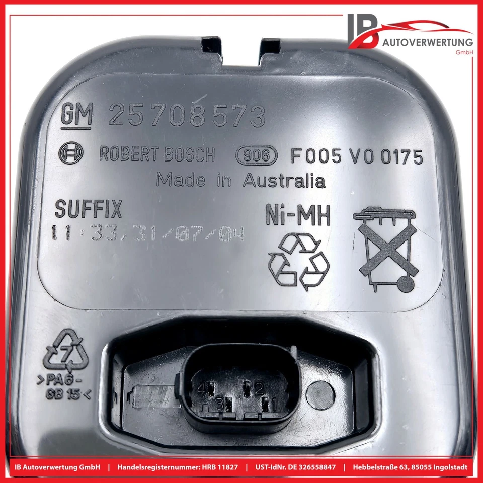 Hupe Alarmanlage Sirene Hupe 25708573 CADILLAC SRX 4.6 BOSCH Original — 第 4/4 张图片