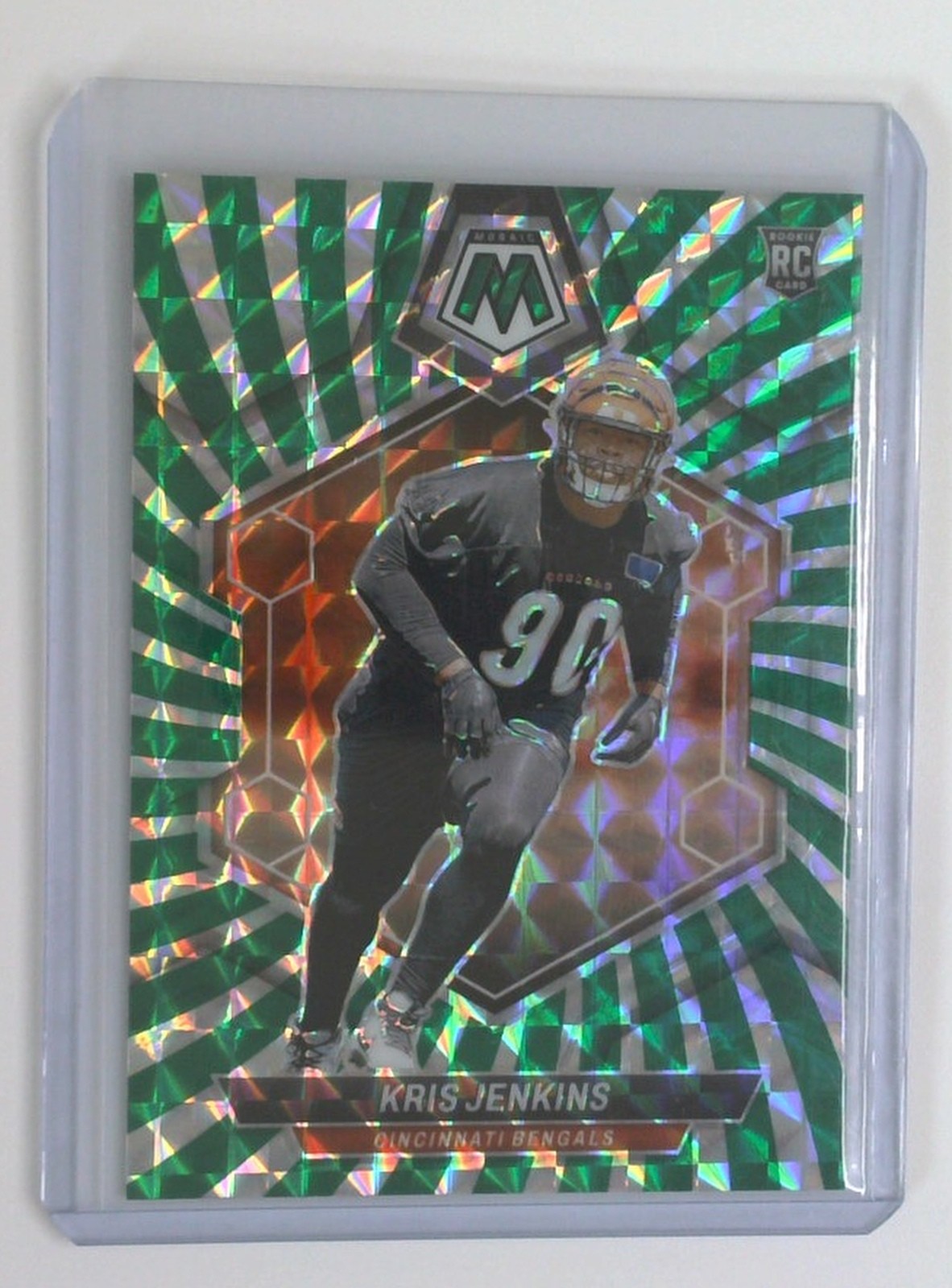 Kris Jenkins Panini Mosaic #348 Green Swirl