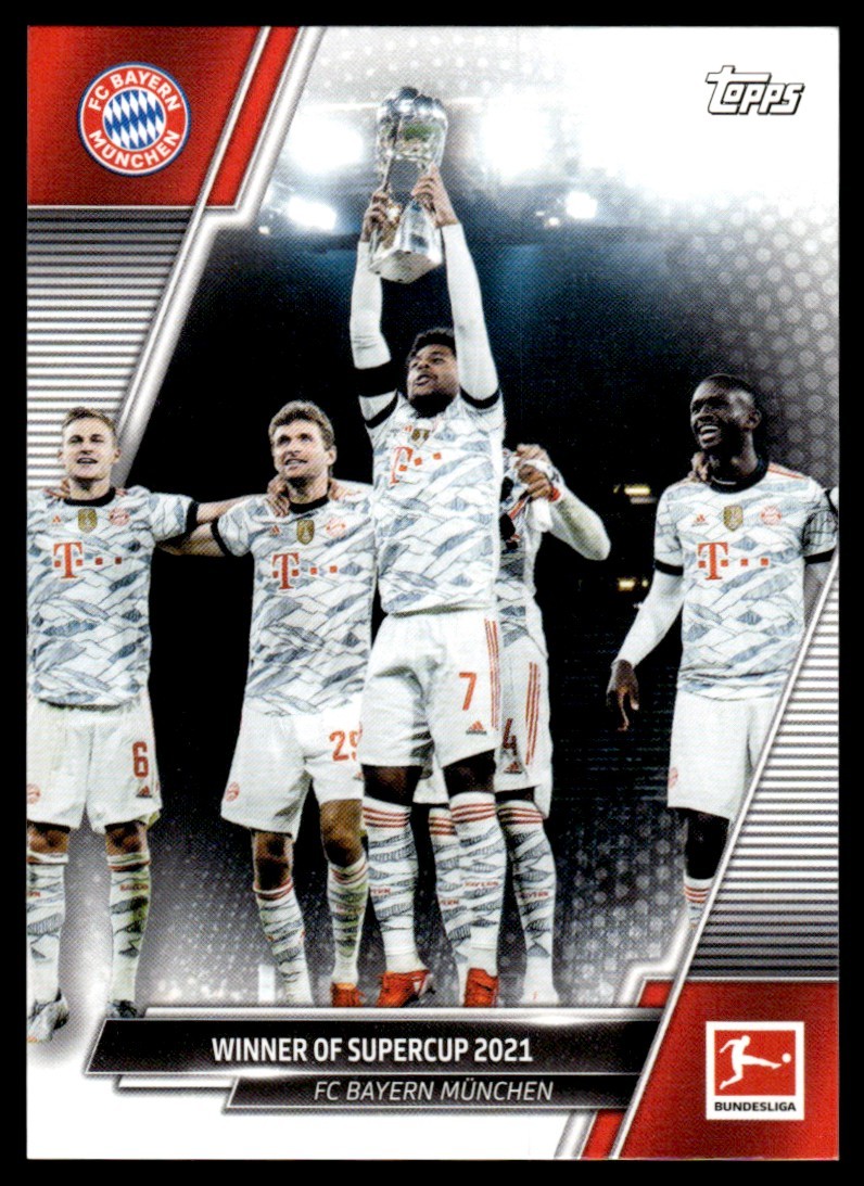 2021 TOPPS BUNDESLIGA SOCCER CARD FC BAYERN MUNCHEN #184 8139 | eBay
