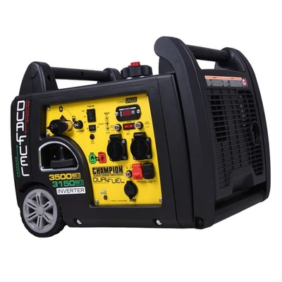 CHAMPION POWER EQUIPMENT Champion 3500 Watt Dual Fuel LPG/Benzin-Generator Stromaggregat Benzin+ Gas