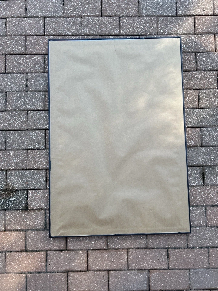 彼得·麦克斯签名超级碗 XXXI 海报 27x39 带框包装工爱国者队 1991 — 第 4/4 张图片