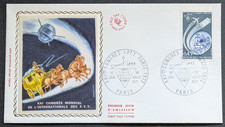 FRANCE 1972 FDC 1 JOUR TIMBRE 1721 CONGRES MONDIAL INTERNATIONALE P.T.T TRAINEAU