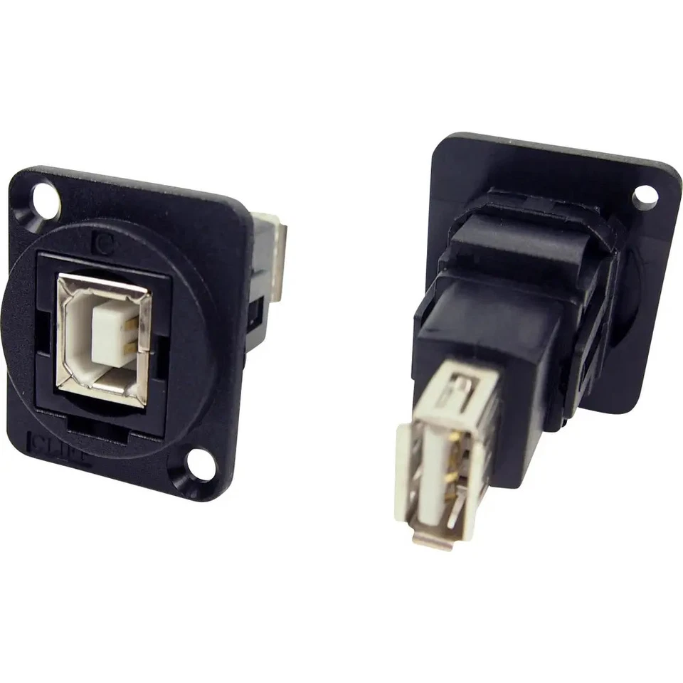 Adaptateur USB 2.0 type B femelle vers USB 2.0 type A femelle Cliff CP30207N 1 - Photo 1/1