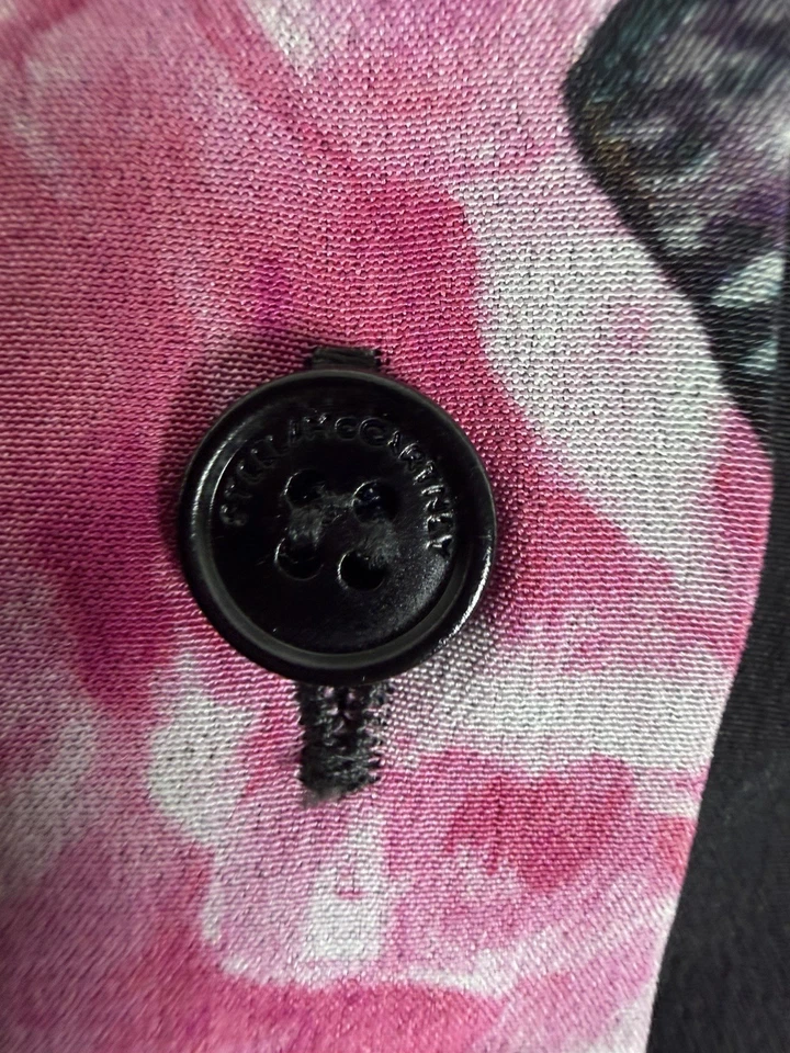 Camisa STELLA MCCARTNEY Amapola Estampado Floral 100% Seda Abotonada Talla IT 48 NUEVA CON ETIQUETAS $1225 Foto 4 de 4