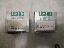 USHIO MR16 Halogen Lamp Ultraline 10,000 Hours Halogen MR16 NEW FREE SHIP