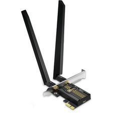 Tri-Band BE6500 PCIe WiFi 7 Card with Bluetooth 5.4 for Desktop PC, High-Gain