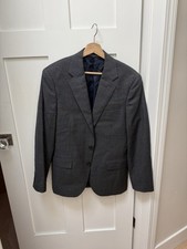 J. Crew Men's Ludlow Gray Classic Suit Jacket Blazer in Italian Wool - 40S New