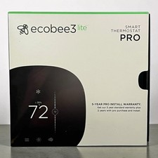 Ecobee EB-STATE3LTP-02 Smart Thermostat - Bla...