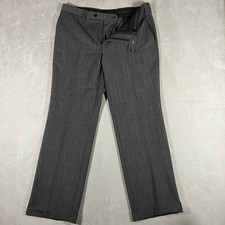 Versace Collection Wool Dress Pants Mens 38x30 Gray Cuffed