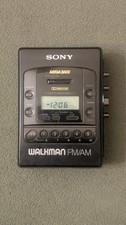 Vintage Sony WM-F2085 WM F2085 Cassette Walkman AM/FM Radio Tested  Working 