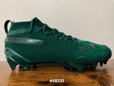 UNDER ARMOUR SPOTLIGHT PRO SUEDE FOOTBALL CLEATS GREEN 6000074-301 SIZE 9.5 NEW