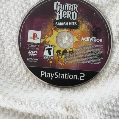 Guitar Hero: Smash Hits (Sony PlayStation 2, 2009)DVD