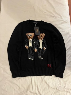 Polo Ralph Lauren Polo Bear Pullover schwarz - Neu mit Etikett - Rundhalsausschnitt