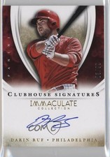 2014 Panini Immaculate Clubhouse Signatures 83/99 Darin Ruf #47 Auto fl4