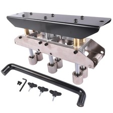 Three Station Edge Roller Bender 0-90° Bending Angle Metal Bending Tool Adjus...