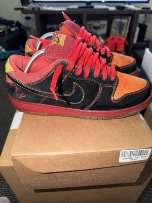 Nike Dunk Premium SB Low Hawaii Size 9.5 Black Orange OG Rare Men Skate 2006