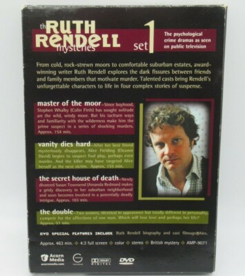 RUTH RENDELL MYSTERIES: SET 1, 3-DISC DVD SET, COLIN FIRTH, AMANDA