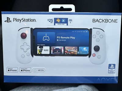 PlayStation Edition Mobile Gaming Controller for iPhone Backbone One + $25 PS $