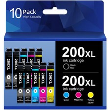 200XL Ink Cartridge for Epson Expression Home WF-2540 WF-2530 XP-200 XP-300 Lot