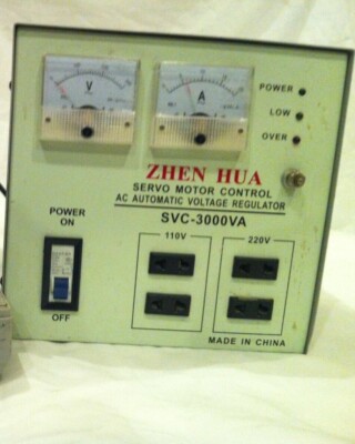 SVC-3000V SERVO MOTOR CONTROL POWER LINE GLOBAL VOLTAGE REGULATOR