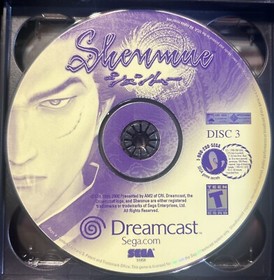 SHENMUE 100% Complete All Discs RARE (Sega Dreamcast 2000)