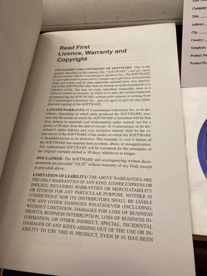 Communicate All-in-one Solution User's Guide Book + CD-Rom V8.0  - Image 3 of 4