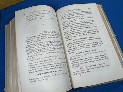 1872 Vermont House of Representives Journal ~ Vermont Political History! 647 pgs - Bild 18 von 24