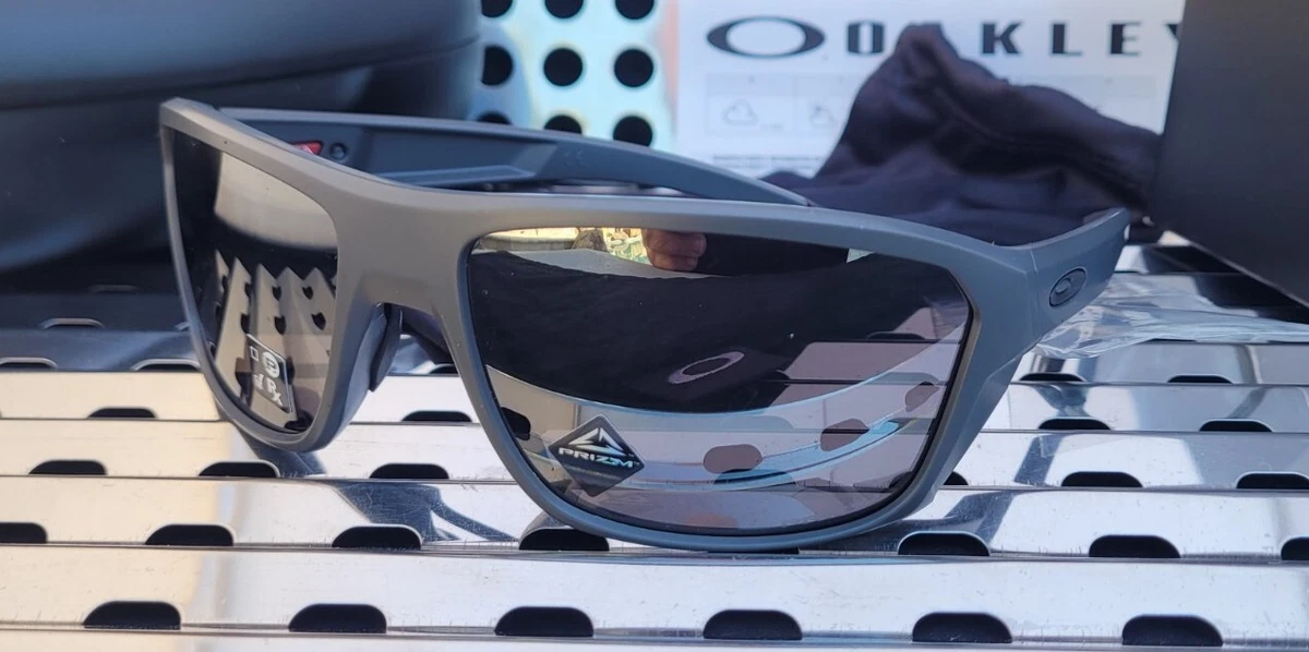 New Oakley SPLIT SHOT 9416-0264 Sunglasses Matte Carbon w/ Prizm Black  Iridium